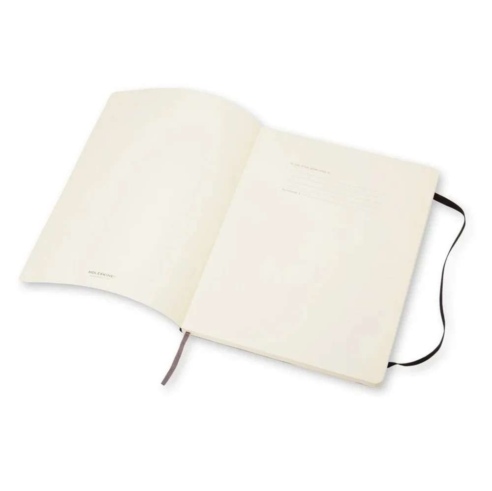 ❤️BUY 5 GET 3 FREE Moleskine Classic Notebook, XL, Ruled, Black, Soft Cover